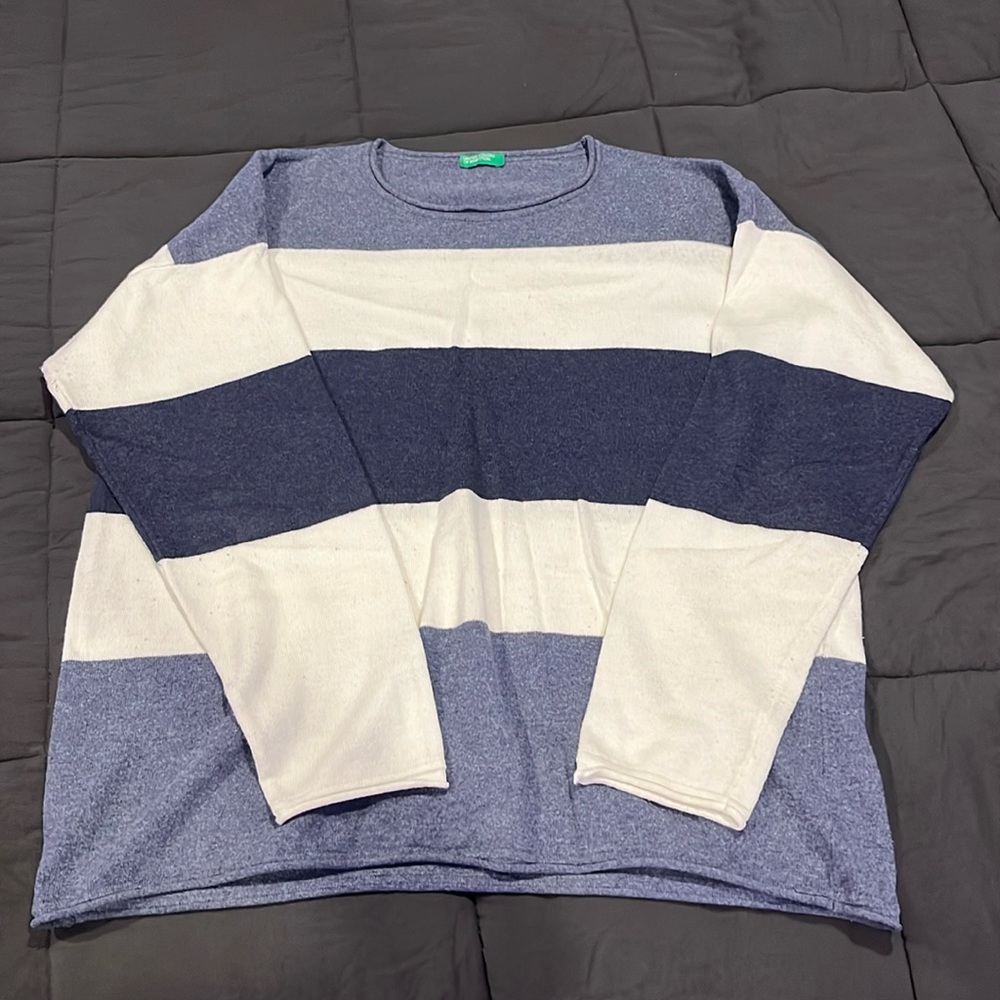 United Colors of Benetton Men’s Striped Sweater Size L